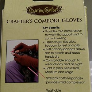 Dritz Creative Comfort Crafter's Comfort Gloves